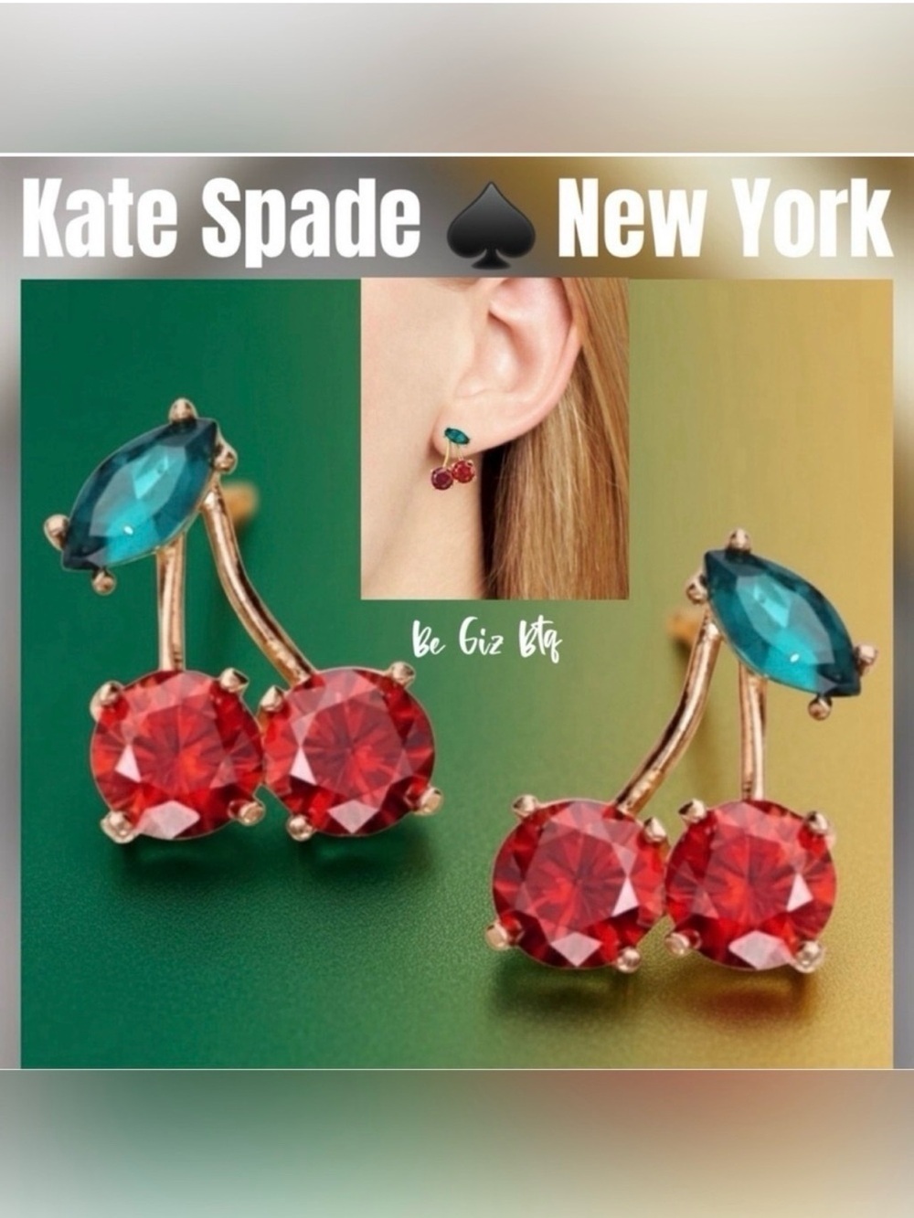 🔥🔥🔥ONE ITEM DEAL OF THE DAY KATE SPADE ♠️ Authentic Earrings Reduced Buy Now